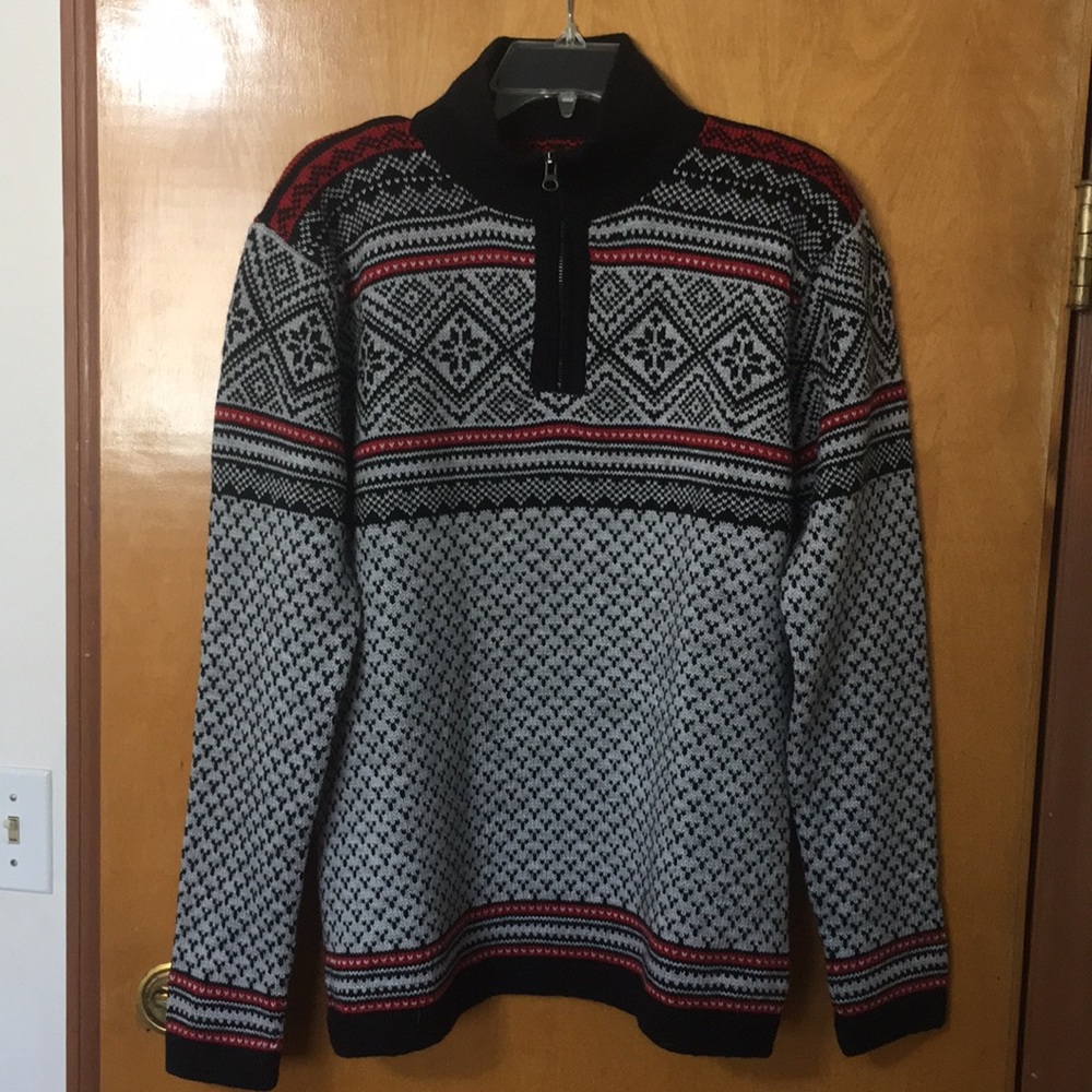 Artesania 1/4 Zip Ski Sweater Men’s Medium